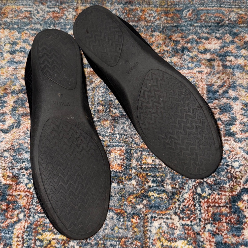 Vivaia Round-Toe Black Flats (Claire) Women's Size 42 or US 10.5 - Picture 13 of 17